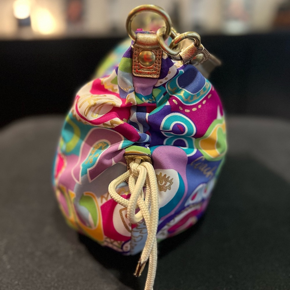 Coach Poppy Hobo Bag,  "Pop C Graffiti" - Picture 2 of 8